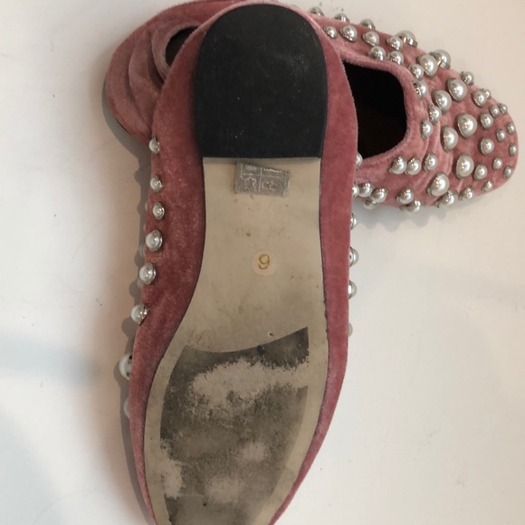 Jeffery Campbell crushed velvet flats - Picture 3 of 4